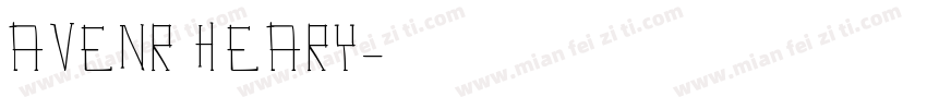 Avenr Heary字体转换